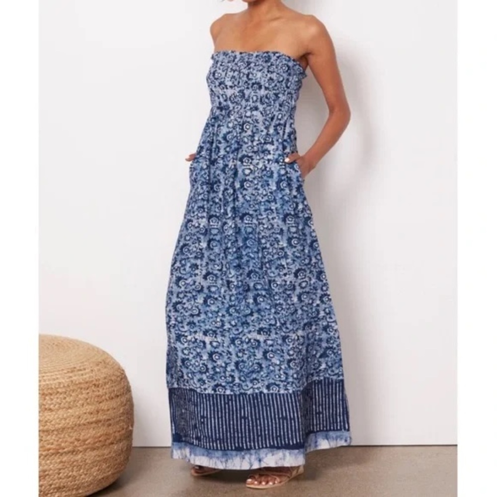 NWT faherty strapless dress